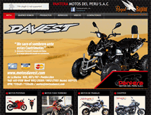 Tablet Screenshot of motosdavest.com